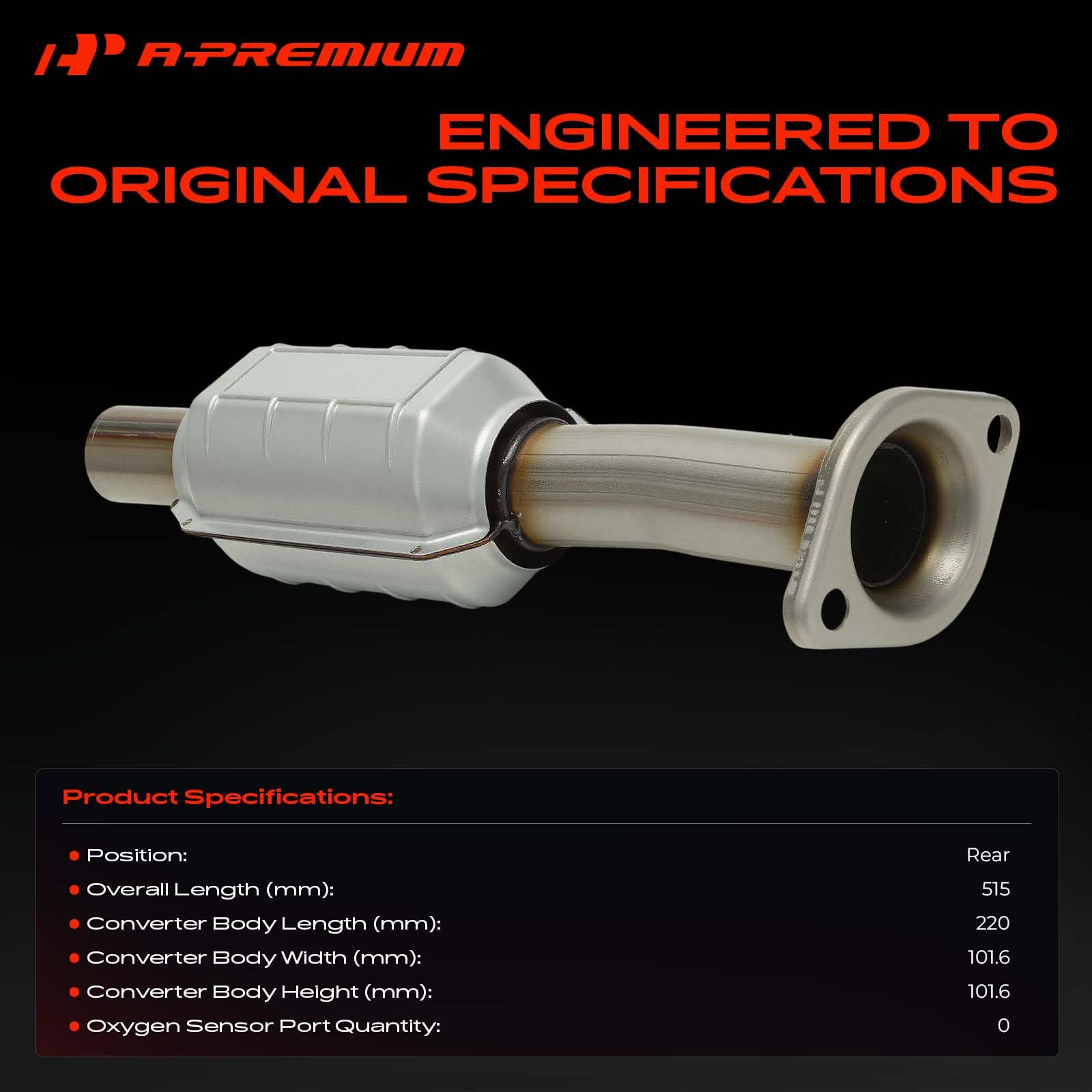 Amazon.com: A-Premium Rear Catalytic Converter, E.P.A Compliant